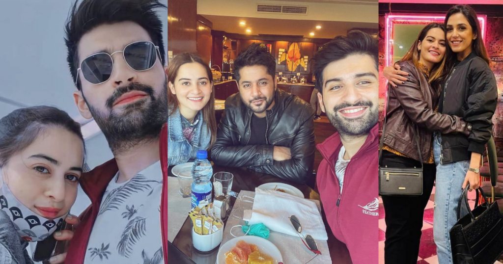 Aiman Khan, Muneeb and Minal in Lahore for HBCW21