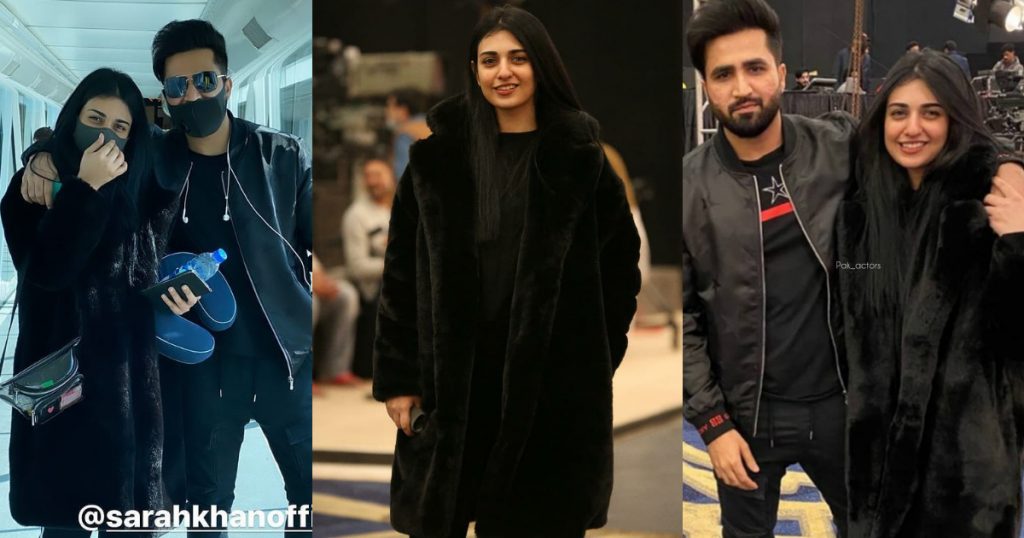 Beautiful Pictures of Sarah Khan and Falak Shabbir in Lahore for BCW2021