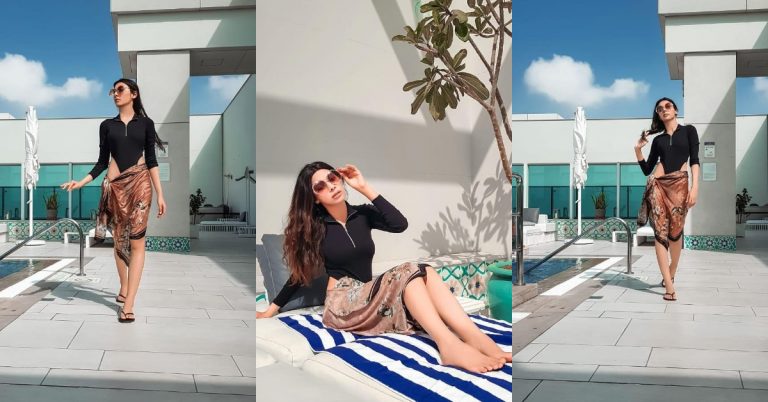 Eshal Fayyaz Enjoying Vacations In Dubai