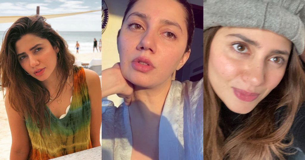 Zero Make-up Photos of Mahira Khan