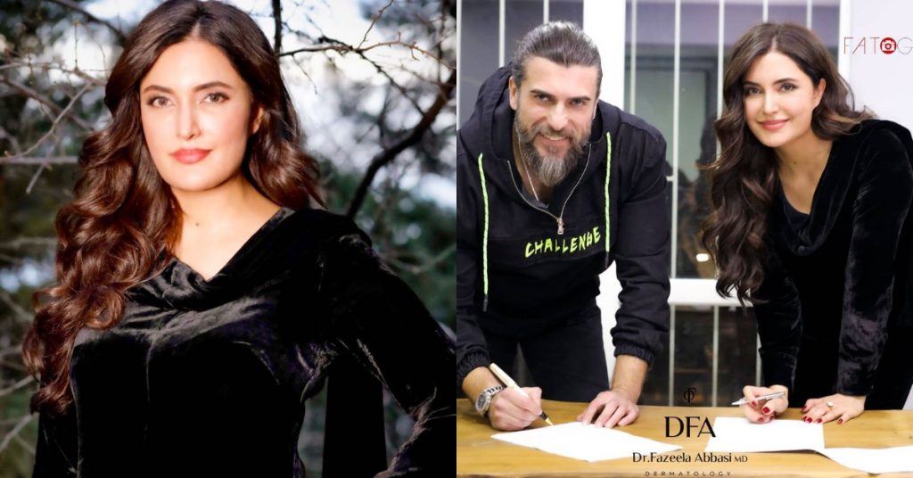 Dr Fazeela Abbasi Signs A Contract With Turkish Star Cengiz Coskun