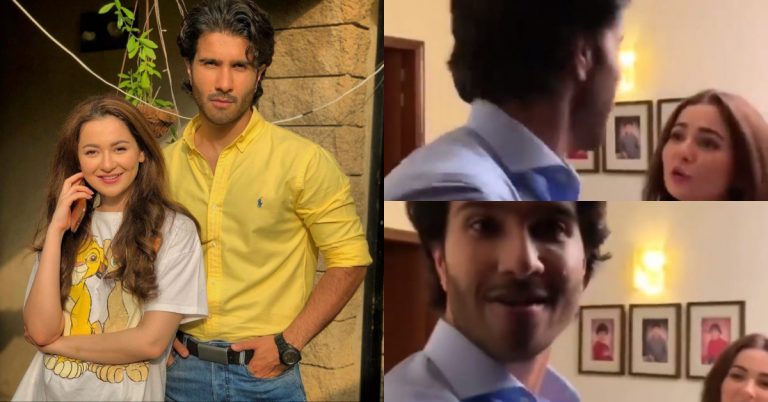 Throwback Video Of Hania Amir And Feroze Khan Having Some Fun Together