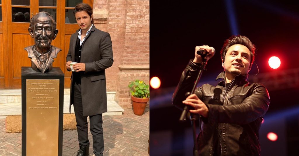 Ali Zafar Contributes A Sculpture At Aitchison College Lahore