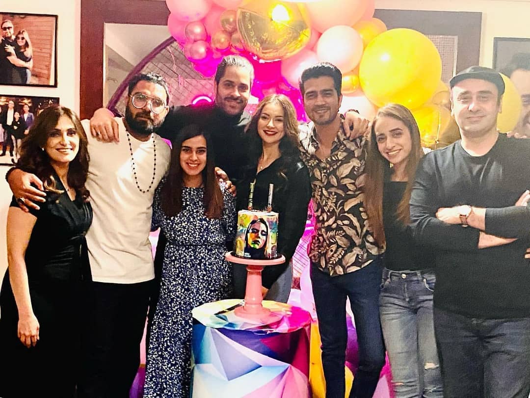 Hania Amir Celebrating Her Birthday With Friends