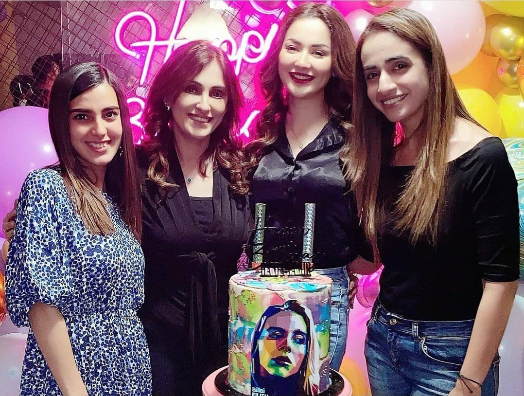 Hania Amir Celebrating Her Birthday With Friends