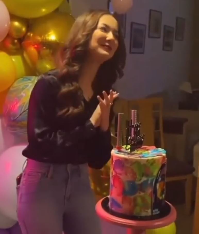 Hania Amir Celebrating Her Birthday With Friends