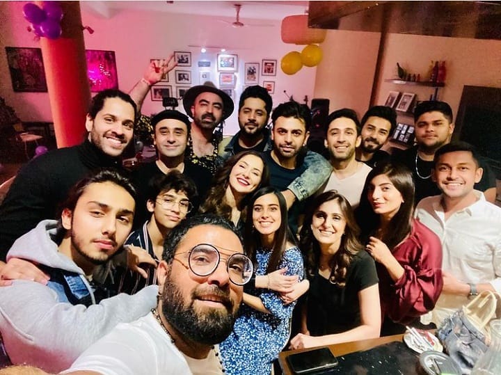 Hania Amir Celebrating Her Birthday With Friends