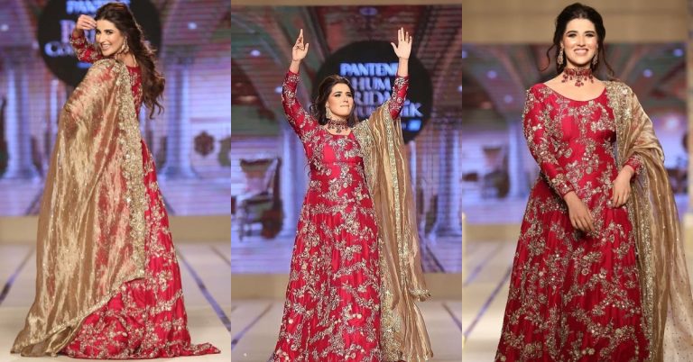 Hareem Farooq Walks The Ramp For Nisa Hussain At BCW Day 3