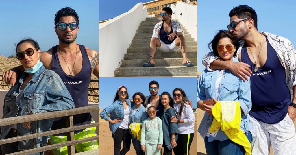 Hasan Rizvi Vacationing With Friends and Family At Beach