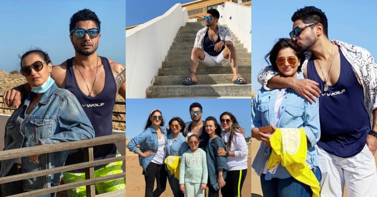Hasan Rizvi Vacationing With Friends and Family At  Beach