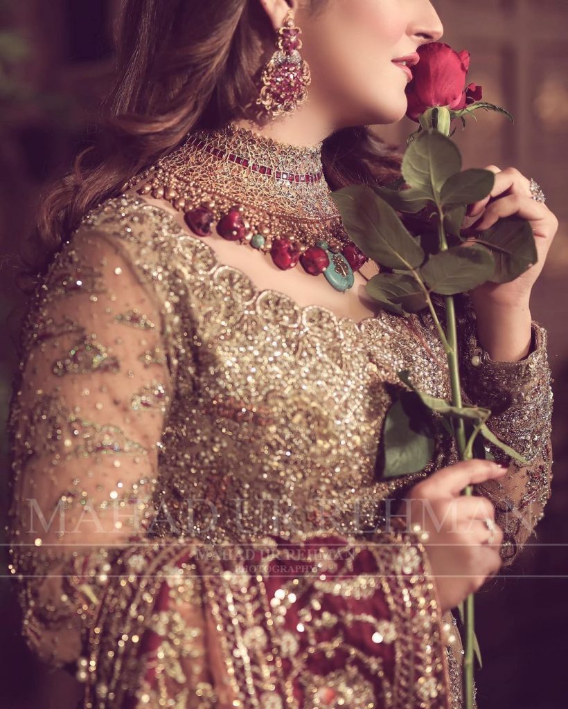 Hiba Bukhari Beautiful Bridal Shoot