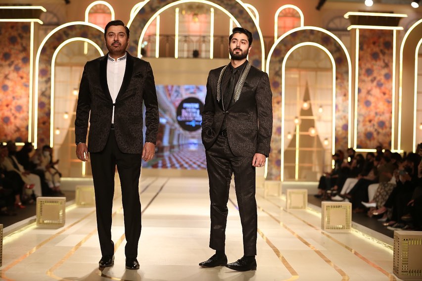 Nauman Ijaz and His Son Walked the Ramp for Uniworth