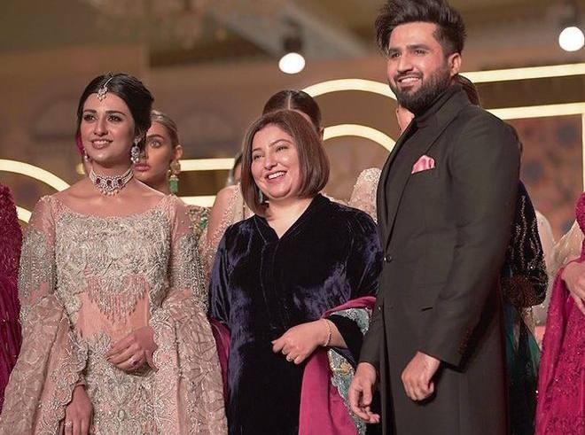 Sarah and Falak Walked on Ramp For Madiha Shoaib in BCW