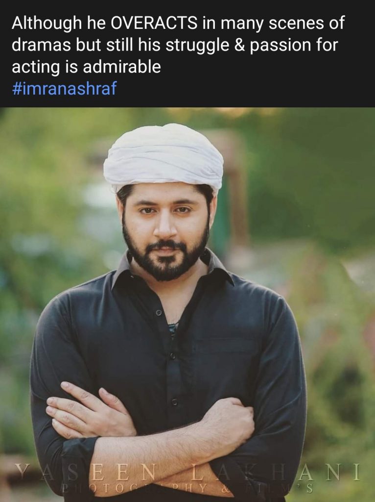 Netizens' Criticism on Imran Ashraf's Recent Performance