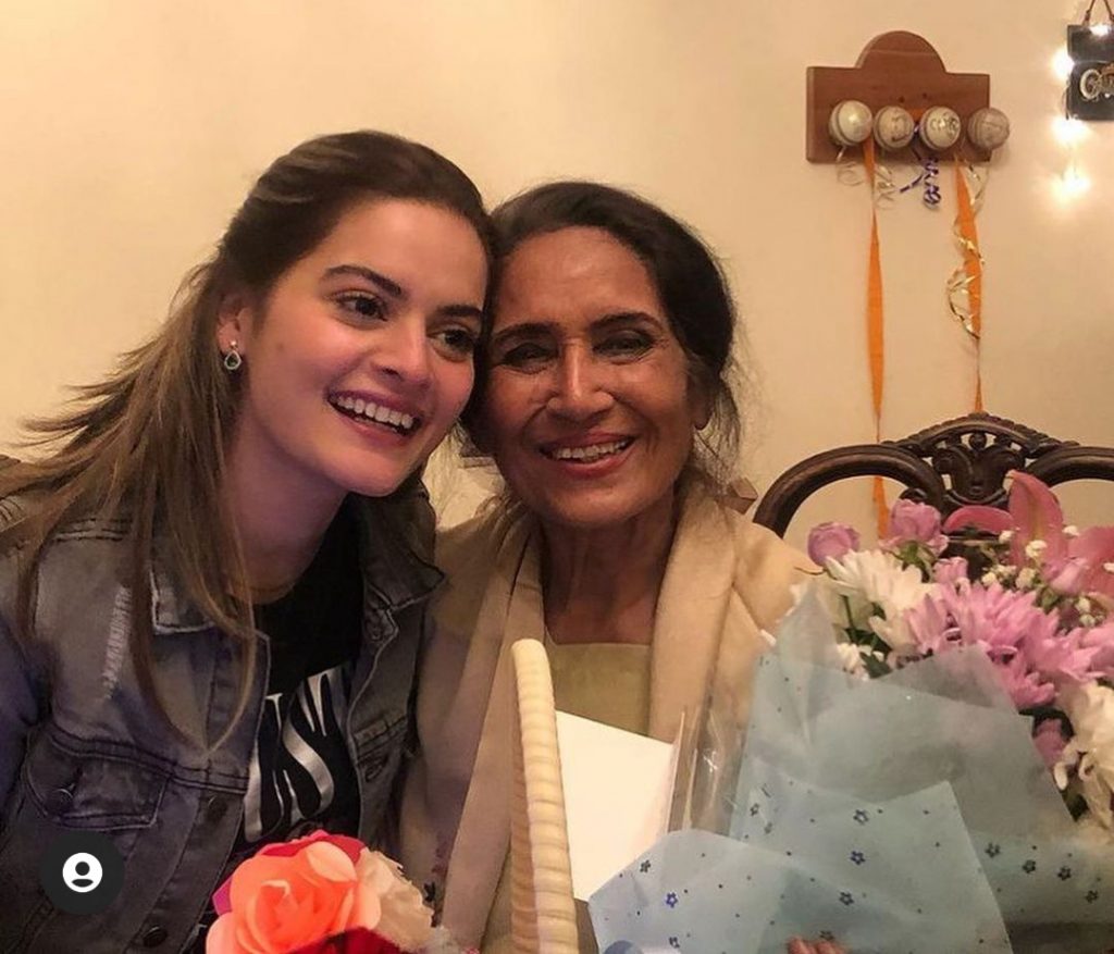 Minal Khan Surprises Beau's Grand Mother on Birthday