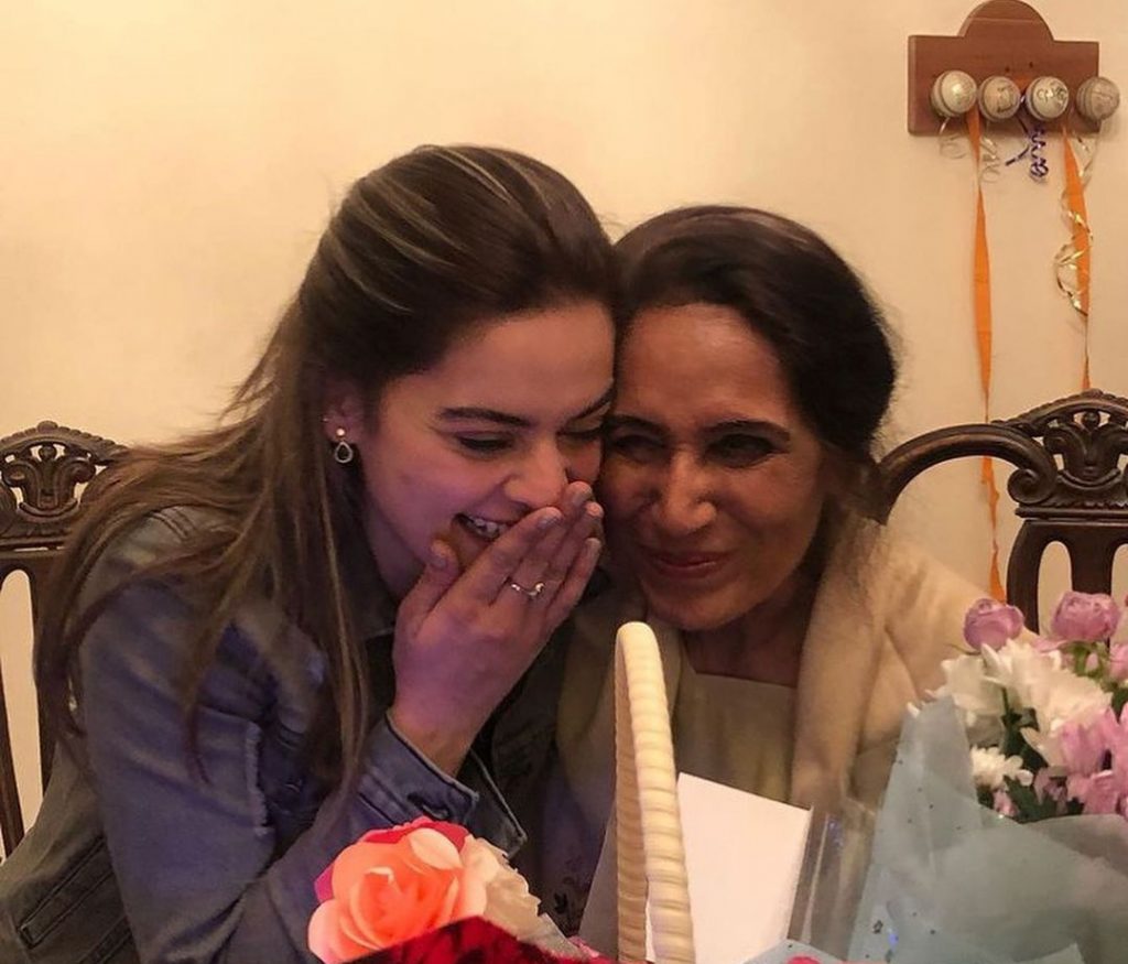 Minal Khan Surprises Beau's Grand Mother on Birthday