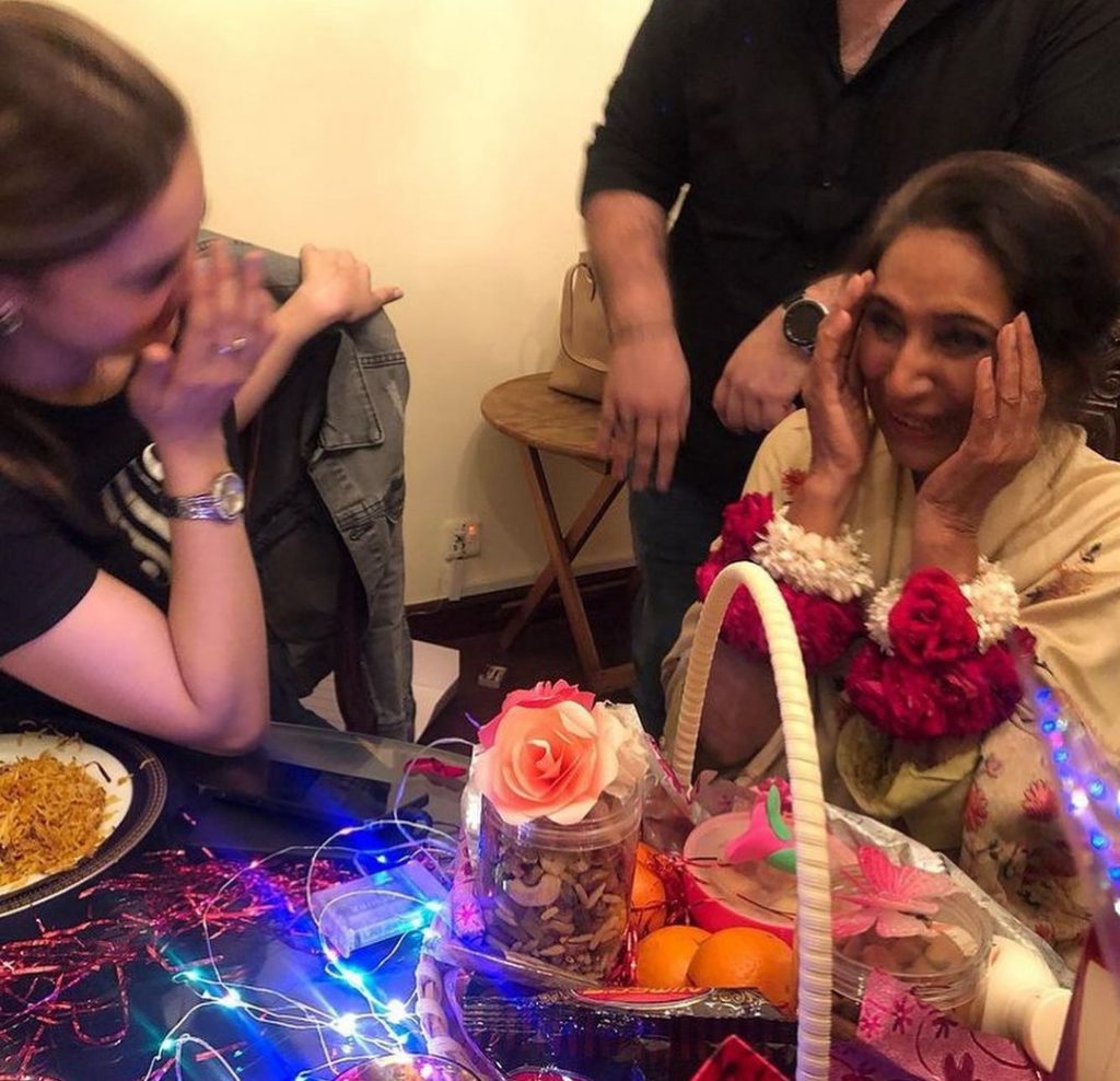 Minal Khan Surprises Beau's Grand Mother on Birthday