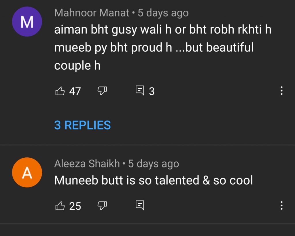 Aiman Khan Faces Criticism of Fans
