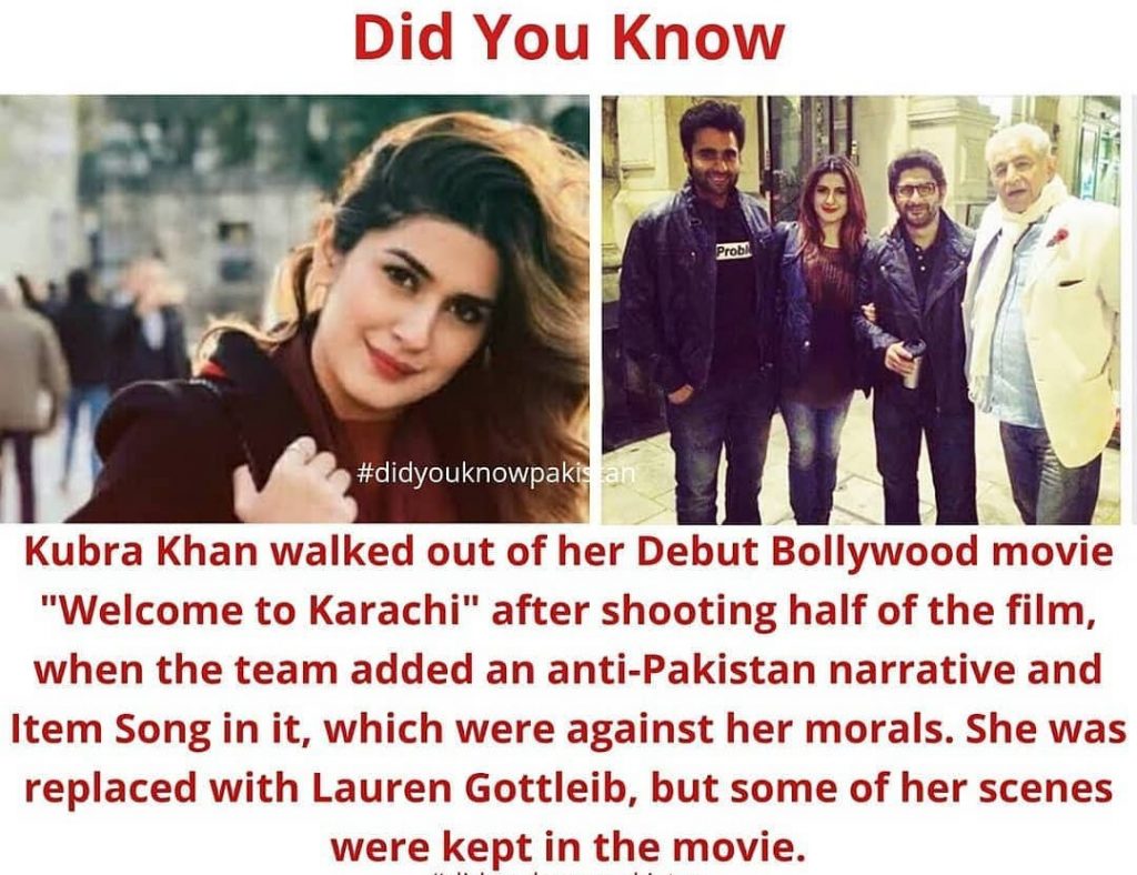 Here is Why Kubra Khan Left Bollywood Movie in the Middle