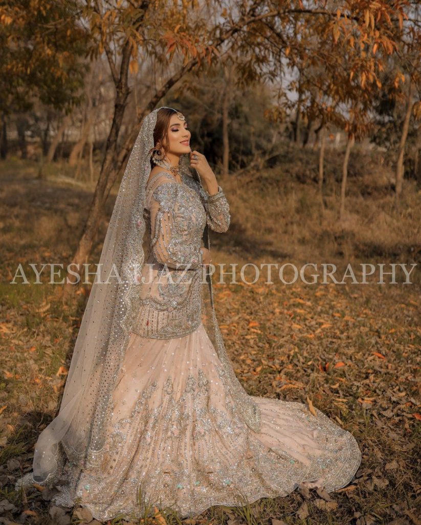 Latest Bridal Pictures Of Beautiful Nazish Jahangir
