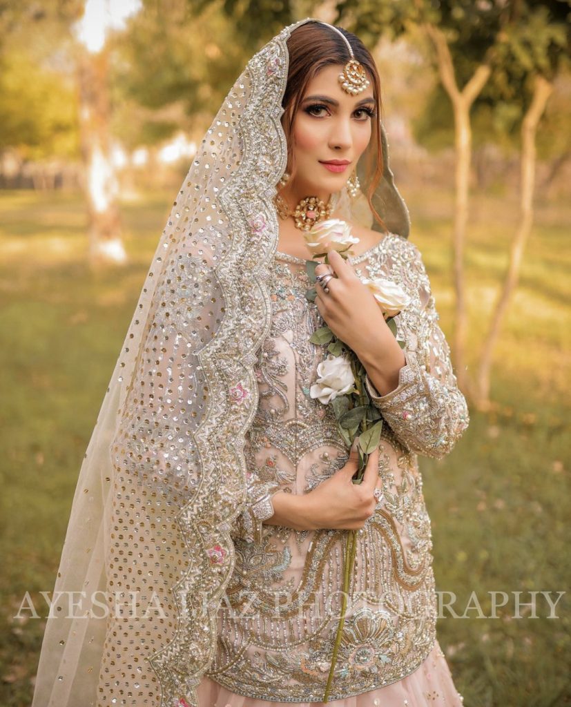 Latest Bridal Pictures Of Beautiful Nazish Jahangir