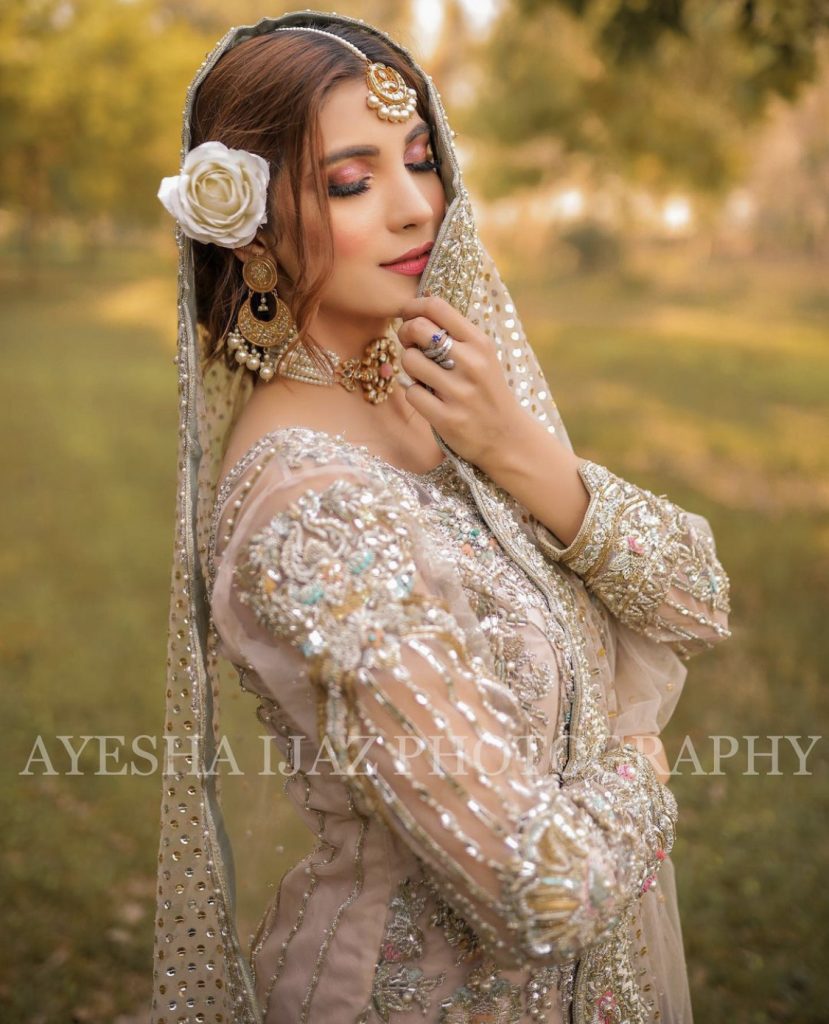 Latest Bridal Pictures Of Beautiful Nazish Jahangir