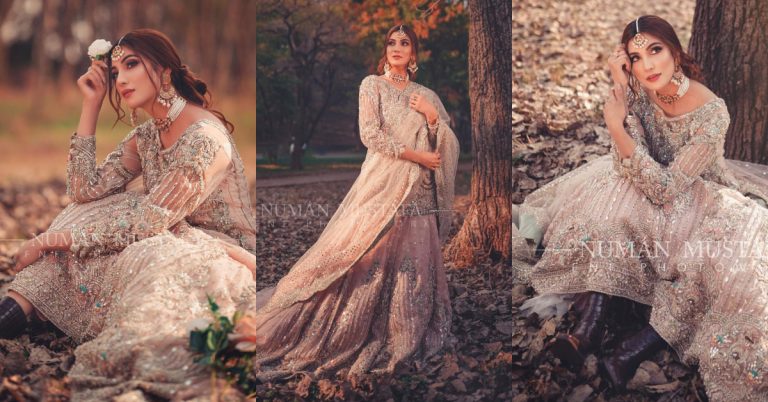 Nazish Jahangir Rocking The Ivory Bridal Look