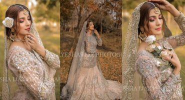 Latest Bridal Pictures Of Beautiful Nazish Jahangir