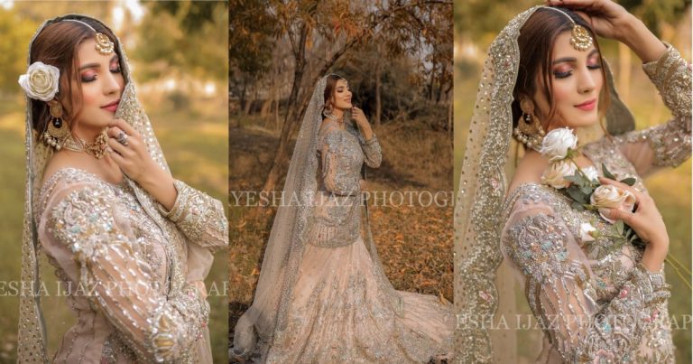 Latest Bridal Pictures Of Beautiful Nazish Jahangir