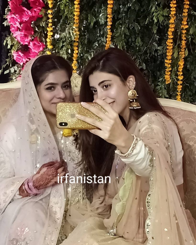 Qasim Ali Mureed And Sadia Jabbar's Mehndi Pictures