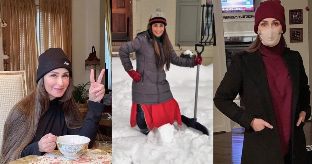 Reema Khan Enjoying Winters In USA