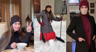 Reema Khan Enjoying Winters In USA