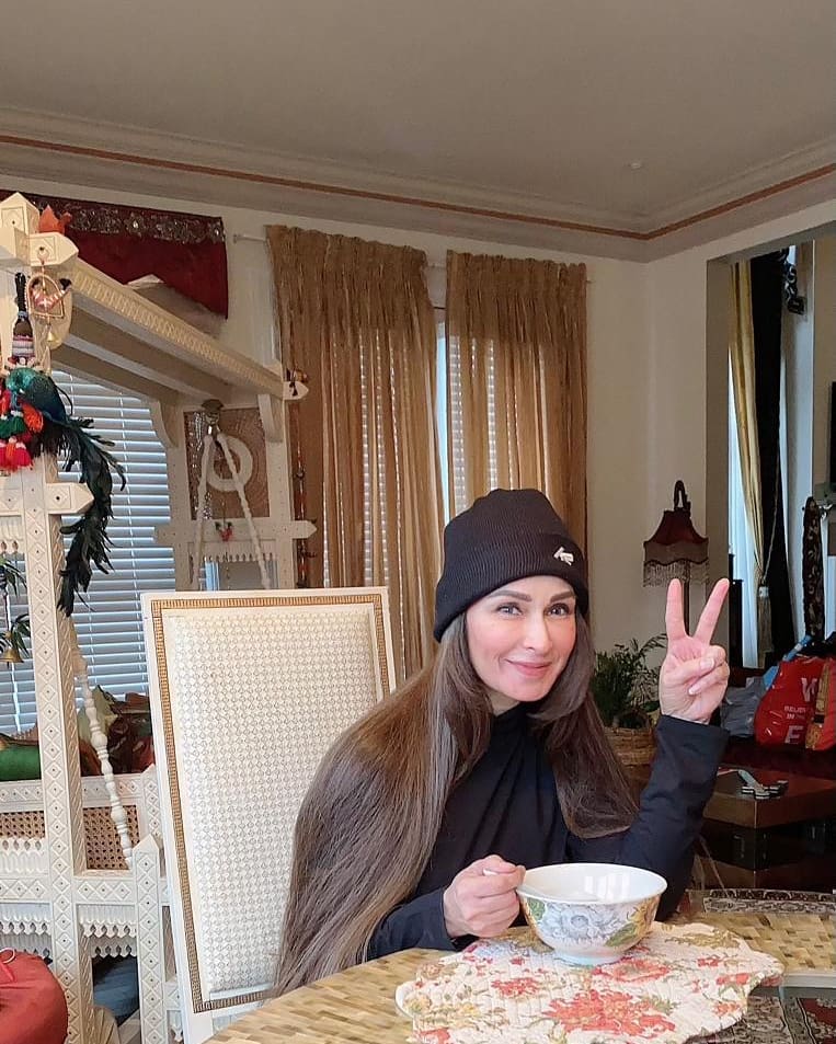 Reema Khan Enjoying Winters In USA