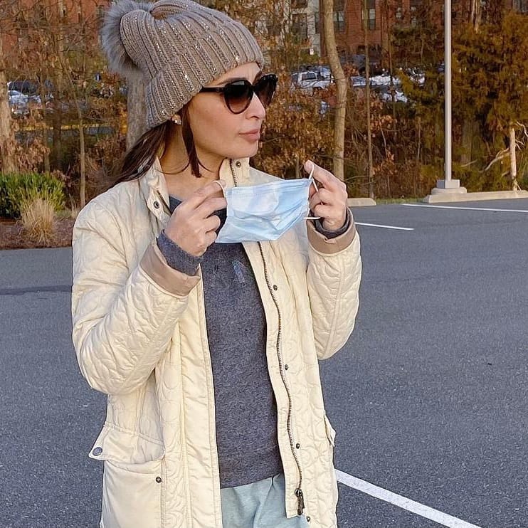 Reema Khan Enjoying Winters In USA