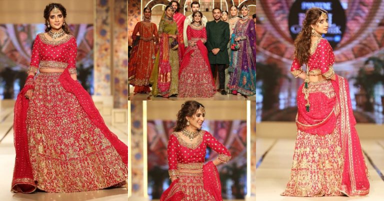 Saboor Aly  Walked The Show For Haris Shakeel At BCW