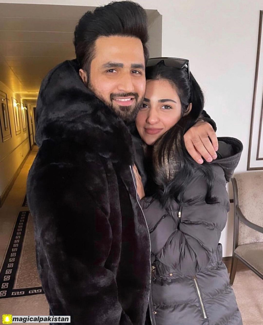 Beautiful Pictures of Sarah Khan and Falak Shabbir in Lahore for BCW2021