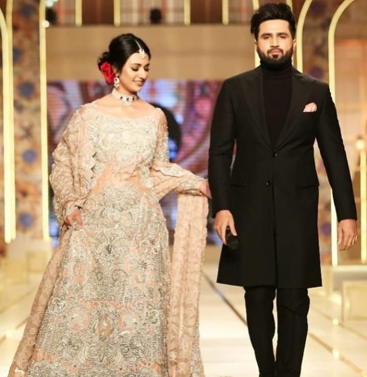 Sarah and Falak Walked on Ramp For Madiha Shoaib in BCW