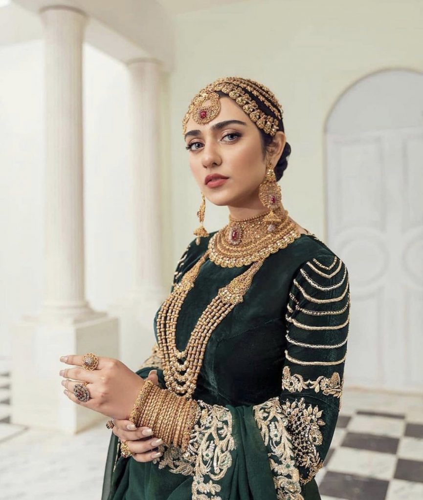 Sarah Khan's Latest Photoshoot For Jewellery Brand