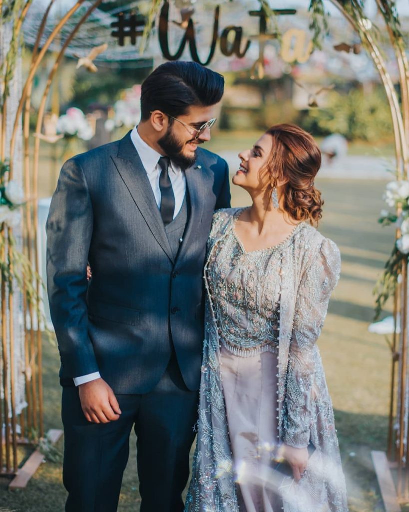 Waliya Najib And Faizan Celebrated Their Anniversary And Reception