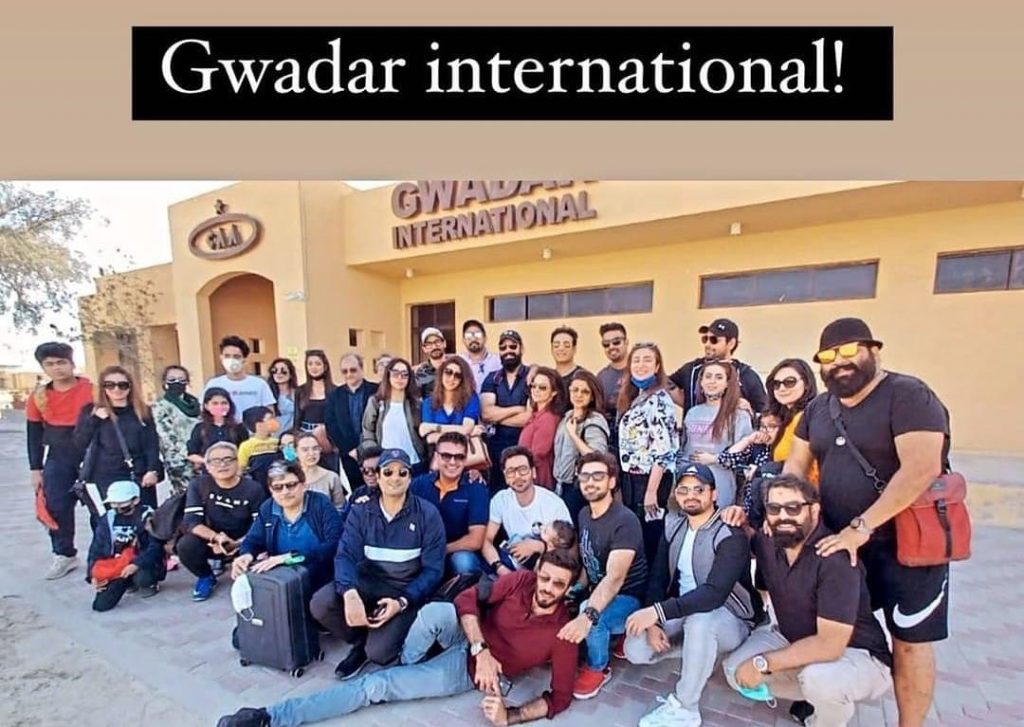Pakistani Actors in Gwadar City For Friendly Cricket Match