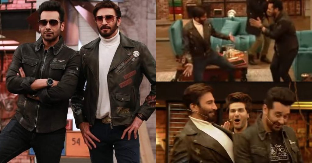 Aijaz Aslam and Faysal Qureshi Hilarious Dance Performance