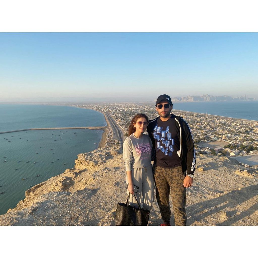 Salman Saeed Pictures With Wife From Gwadar