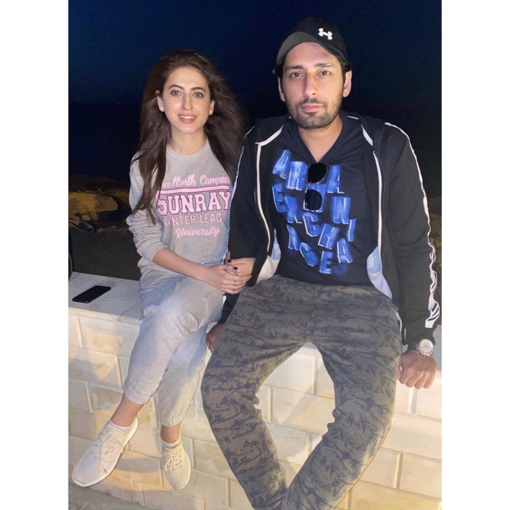 Salman Saeed Pictures With Wife From Gwadar