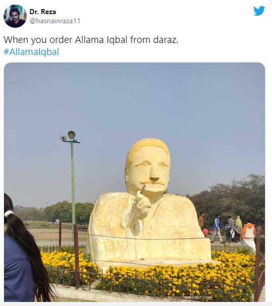 New Sculpture Of Allama Iqbal Has Become A Talk Of The Town