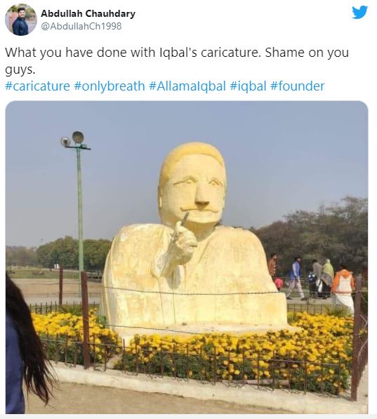 New Sculpture Of Allama Iqbal Has Become A Talk Of The Town