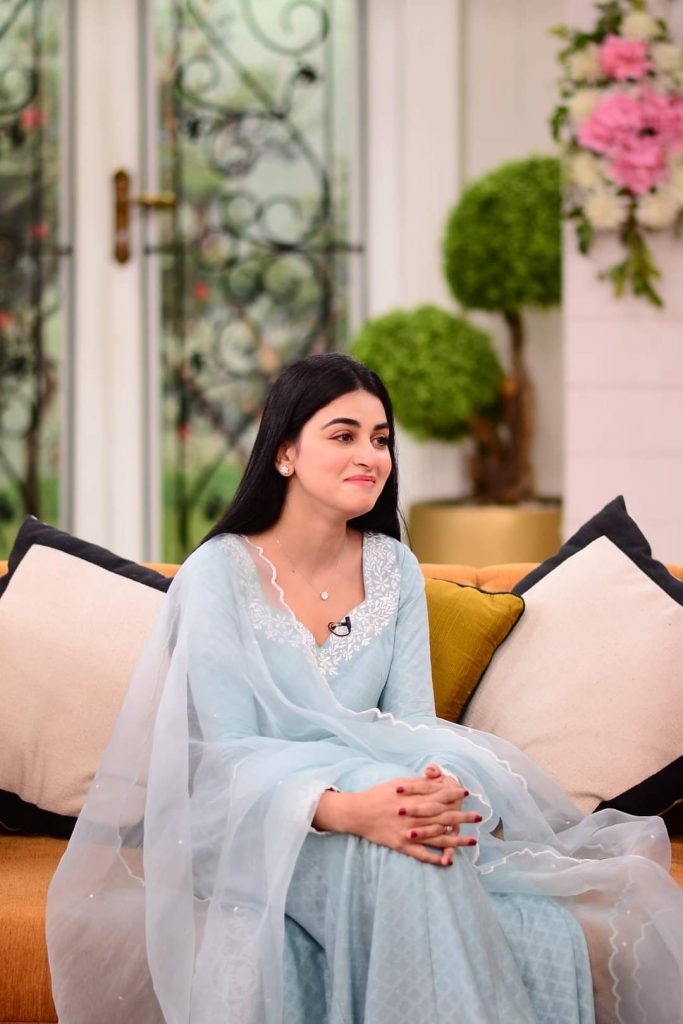 Mashal Khan and Anmol Baloch Pictures from Good Morning Pakistan