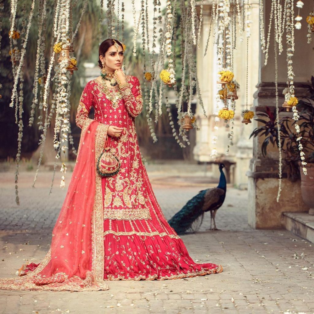 Warda Qutub Khan Latest Bridal Collection Featuring Ayeza Khan