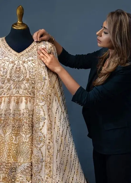 Designer Wardha Saleem Shares Details About Bakhtawar Bhutto's Bridal Dress