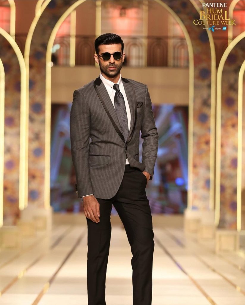 Nauman Ijaz and His Son Walked the Ramp for Uniworth