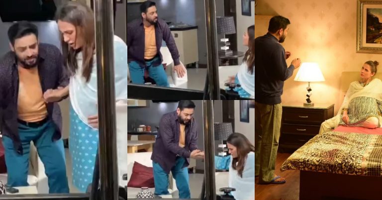 BTS Video From The Set Of Aamir Liaquat Hussain’s Debut Telefilm